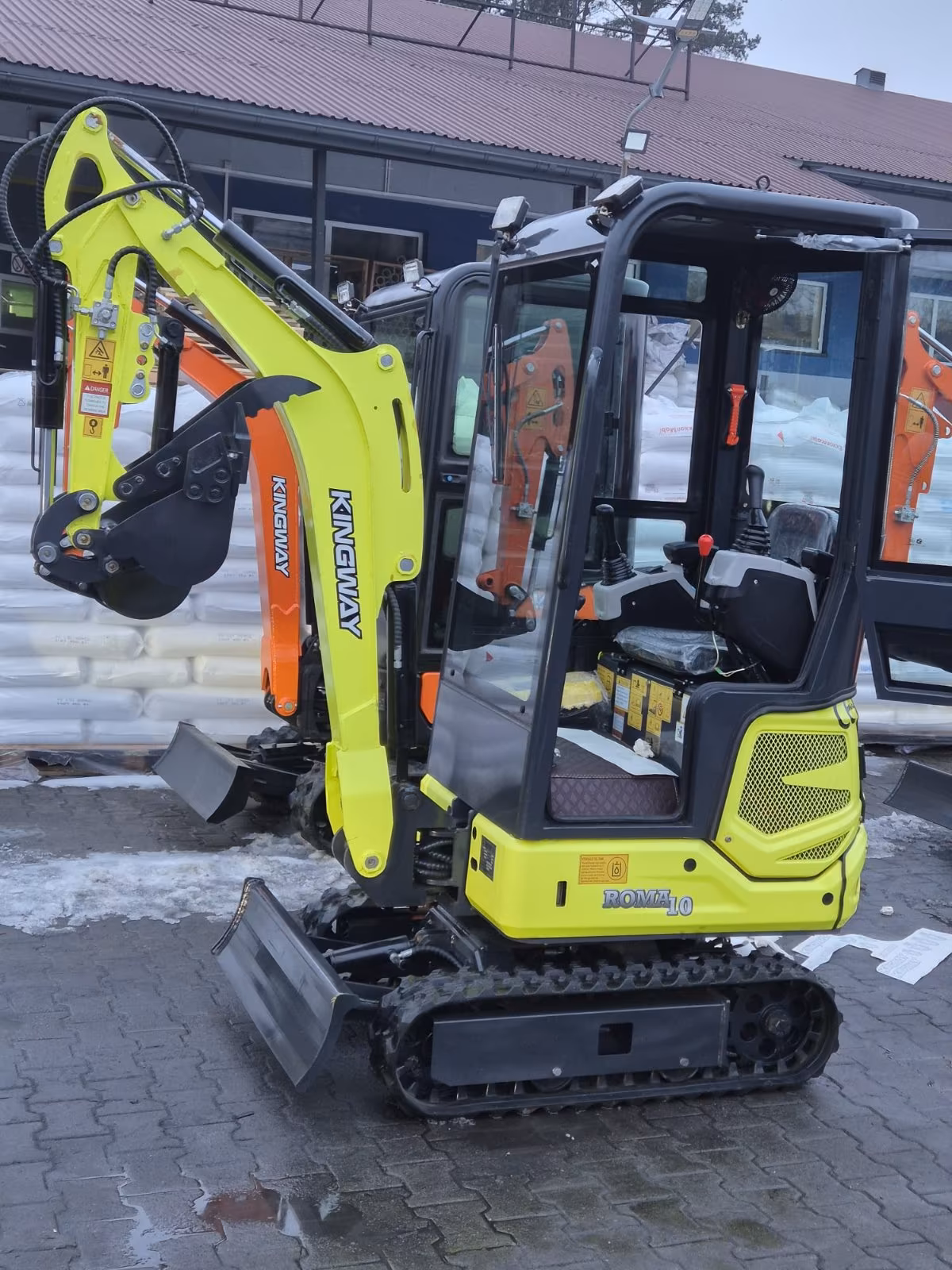 KINGWAY JOKER 12 Plus Daumen Minibagger mit Kabine